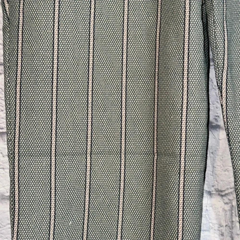 Tory Burch Emmett Striped Knit Business Casual Trouser Slack Classic Ankle Pants
